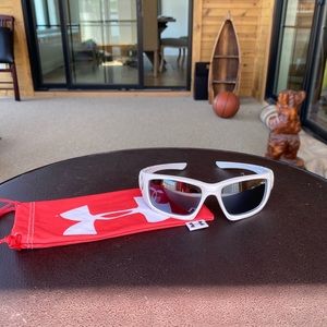 White Oakley sunglasses